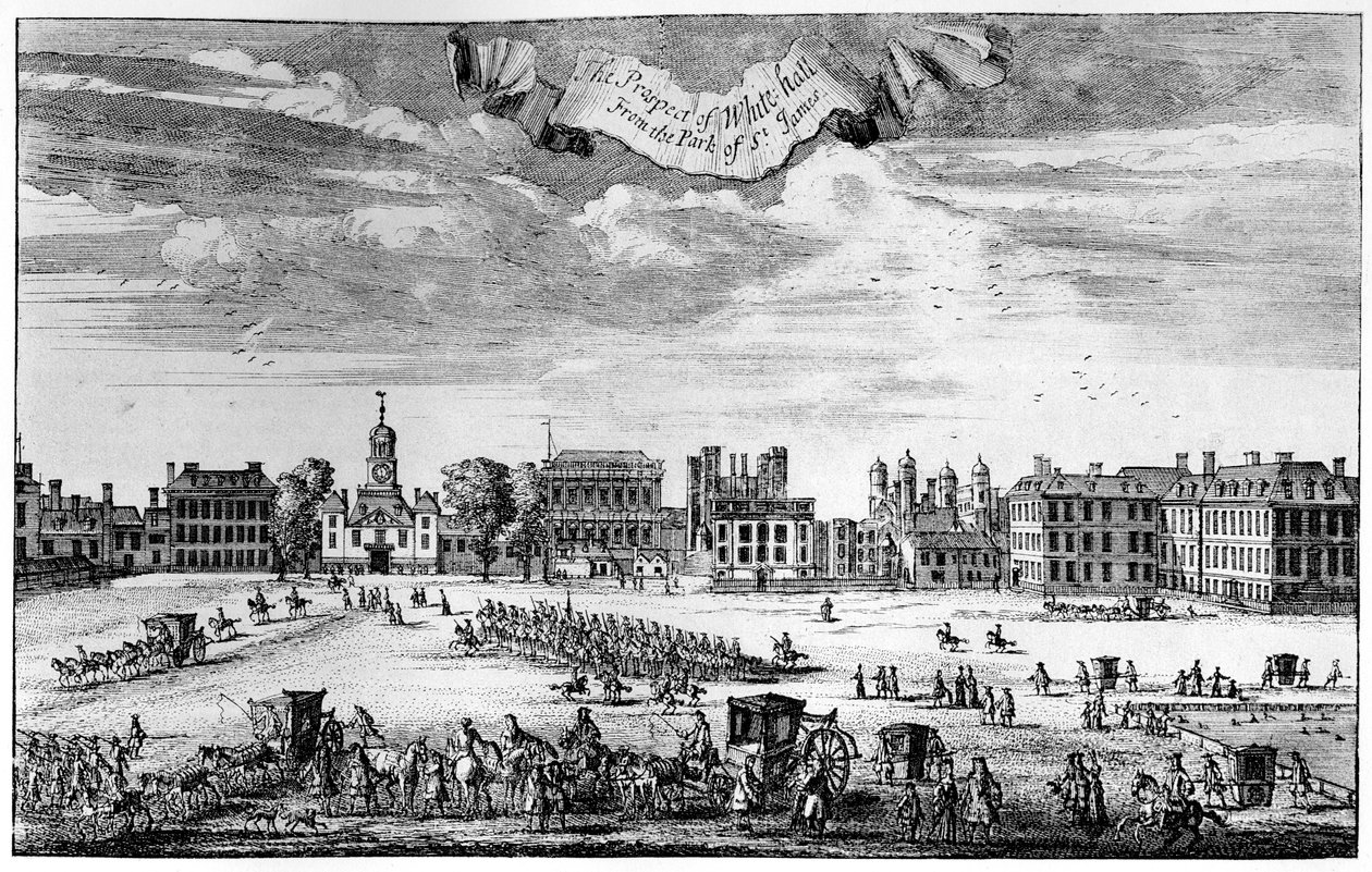 View of Whitehall from St James
