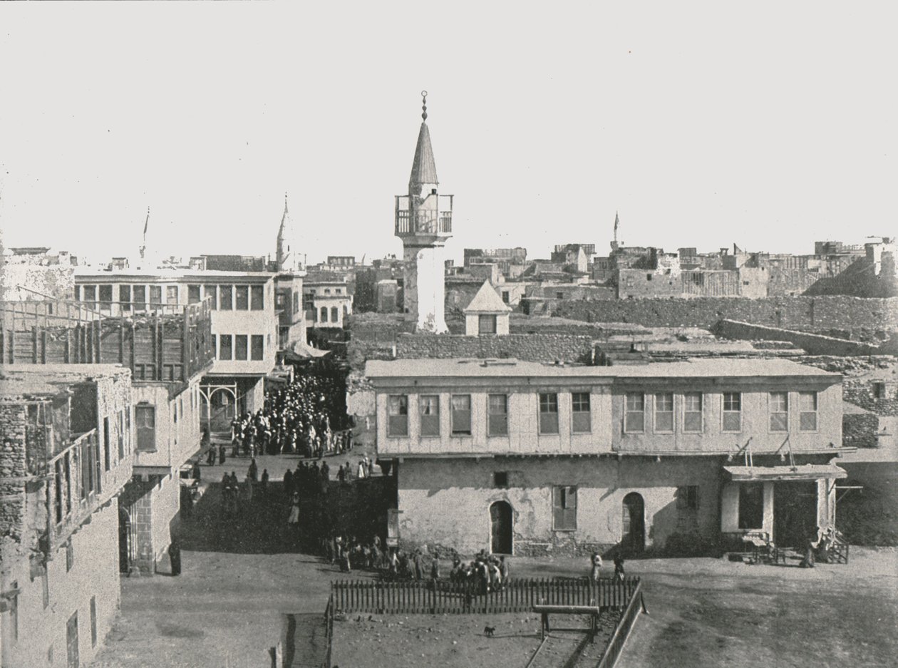 View of the Old Town, Suez, Egypt, 1895 by Unbekannt
