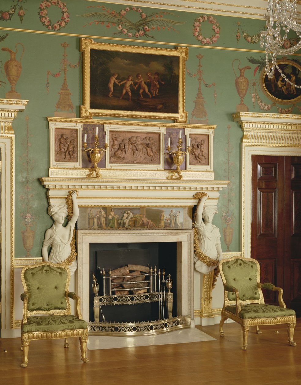 View of the interior, Spencer House, London by Unbekannt