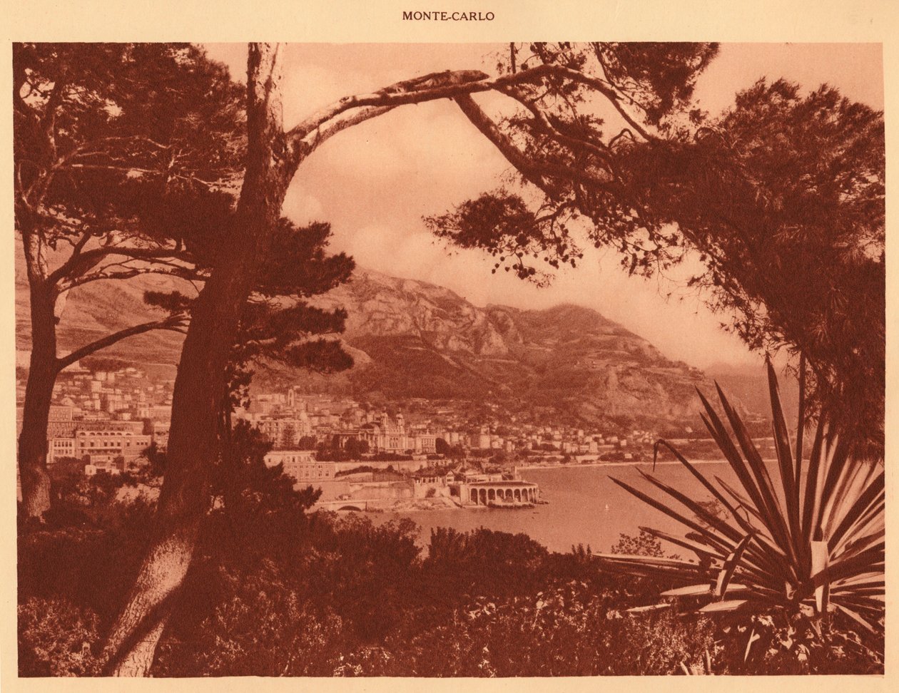 View Taken of Monte-Carlo from Monaco by Unbekannt