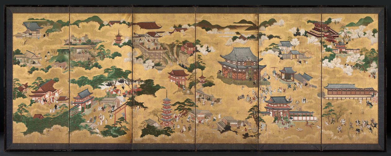 Views of Kyoto, 1600s by Unbekannt