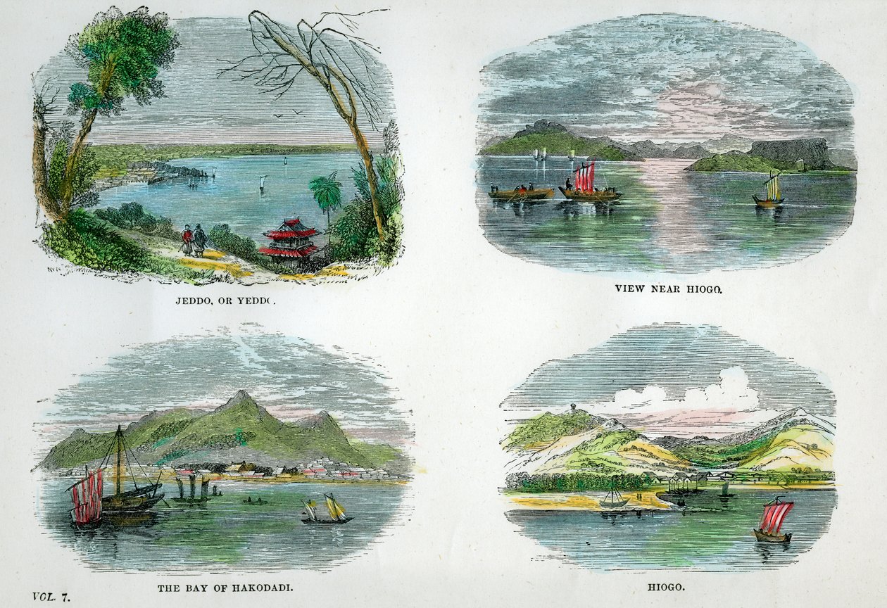 Views of the chief towns and ports of Japan, c1880 by Unbekannt