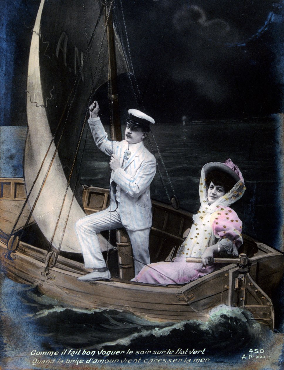 Vintage French Postcard, c1900 by Unbekannt