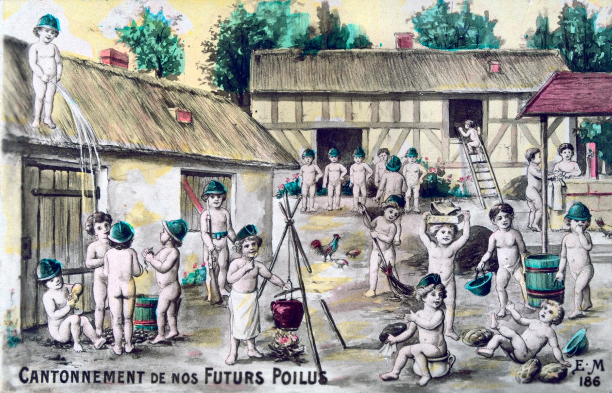 Vintage French Postcard by Unbekannt