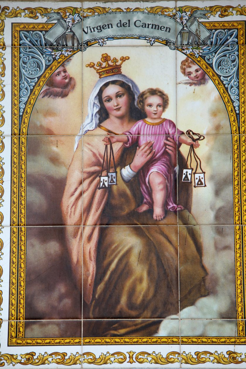 Virgen del Carmen Mosaic, Malaga by Unbekannt