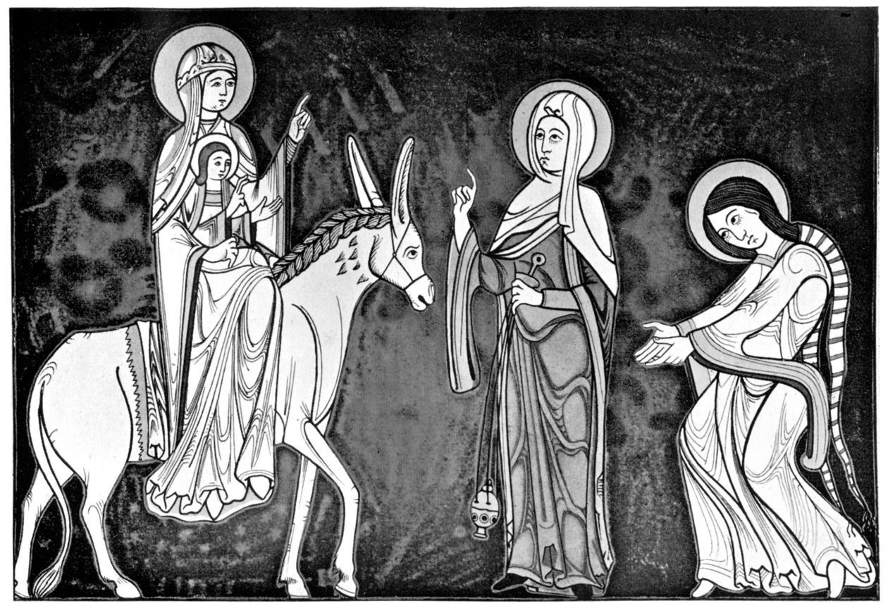 Virgin and Child Wearing Norman Costume by Unbekannt