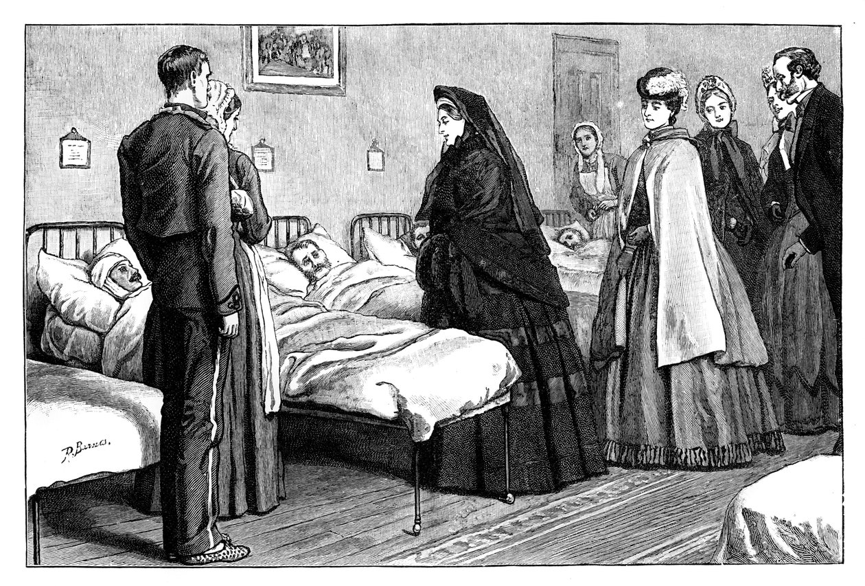 Visit of Queen Victoria to Netley Hospital, Hampshire by Unbekannt
