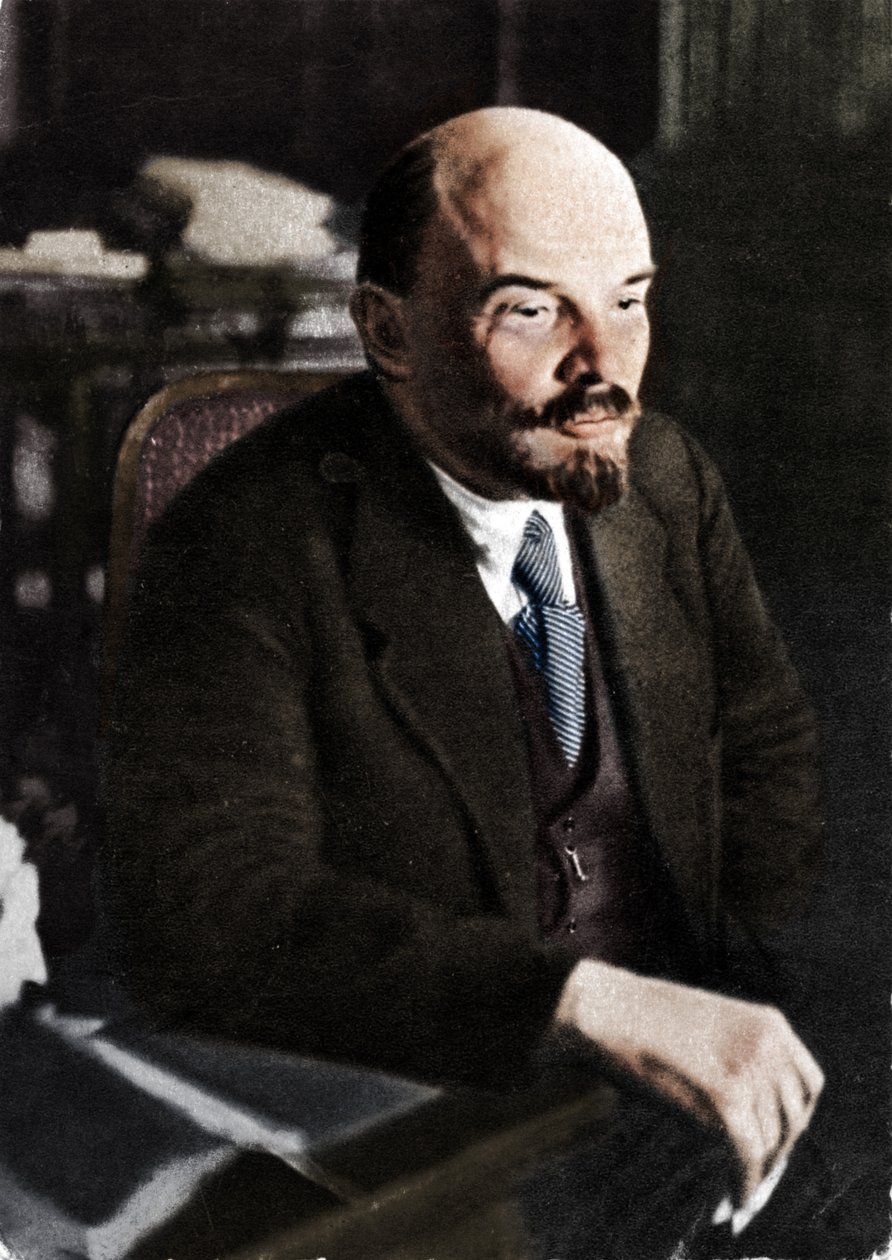 Vladimir Ilich Lenin, Russian Bolshevik leader, 28th November, 1921 by Unbekannt