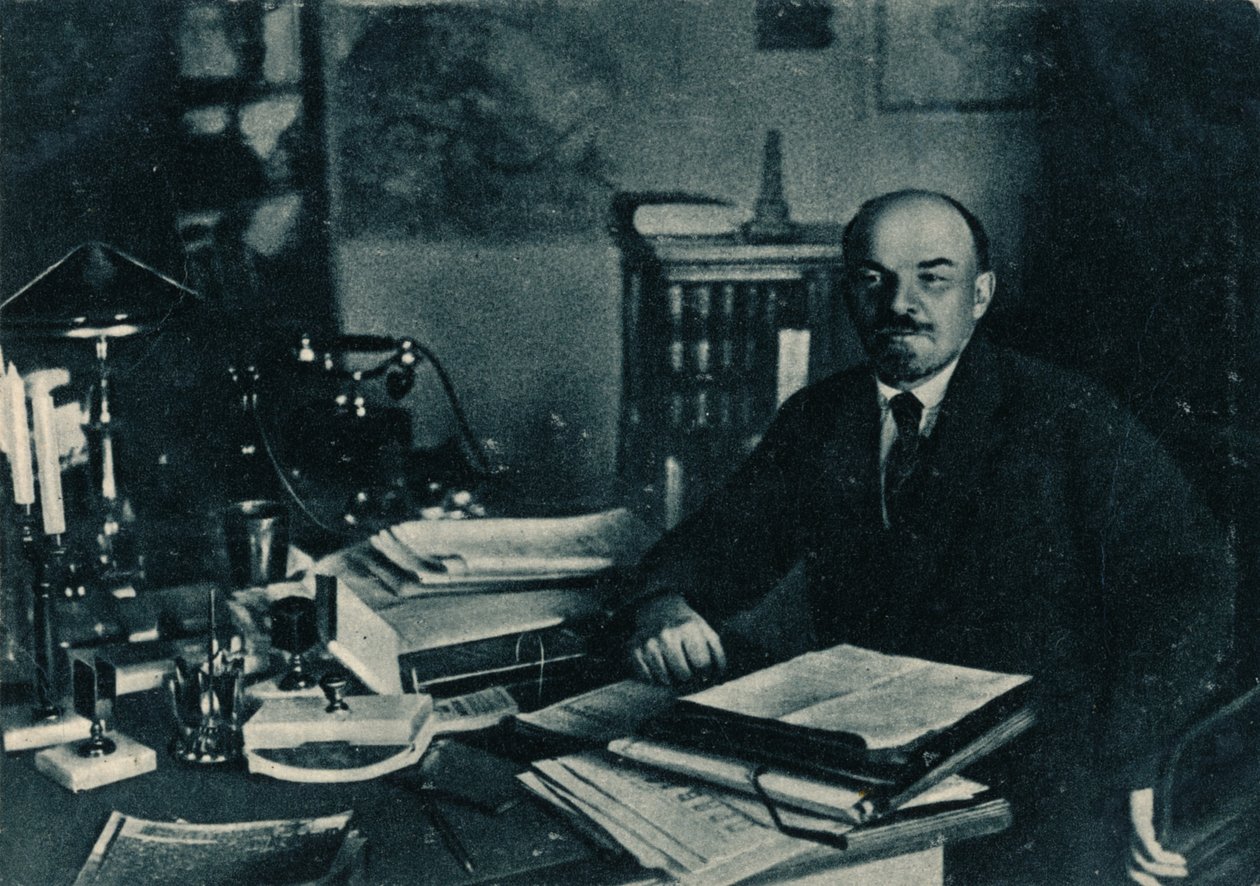 Vladimir Ilich Lenin, Russian Bolshevik Leader, Moscow, Russia, 7th October, 1922 by Unbekannt