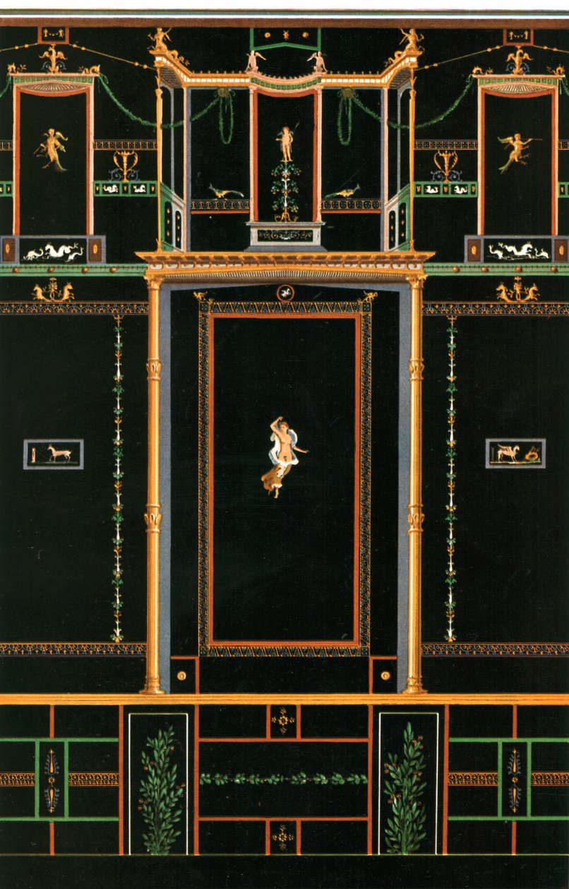 Wall Decoration, Pompeii, Italy, 1928 by Unbekannt