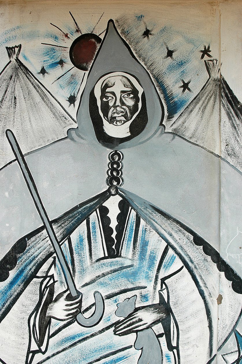 Wall Painting Depicting a Muslim Spiritual Leader, Dakar, Senegal by Unbekannt