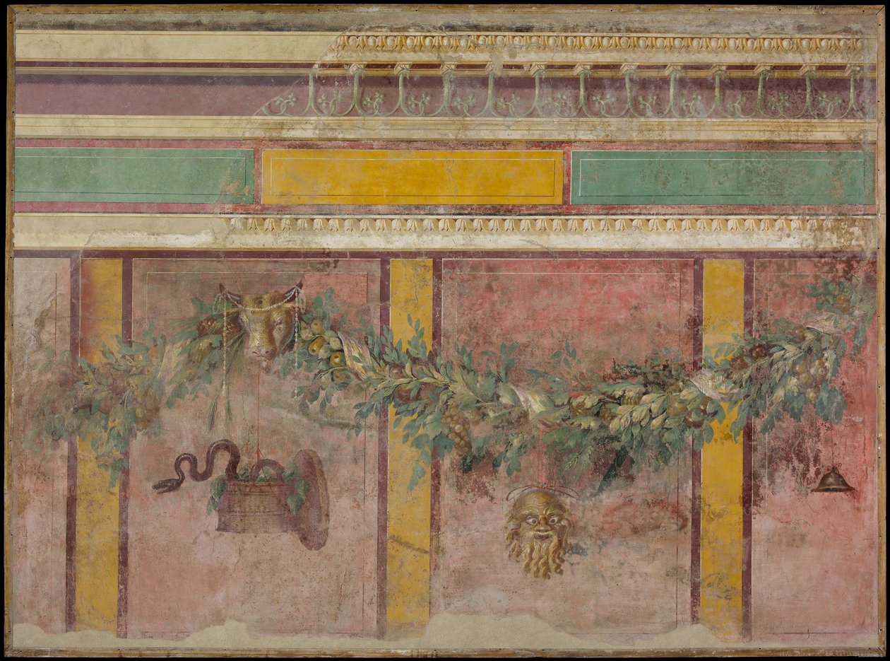 Wall Painting from the West Wall of Room L of the Villa of P. Fannius Synistor by Unbekannt