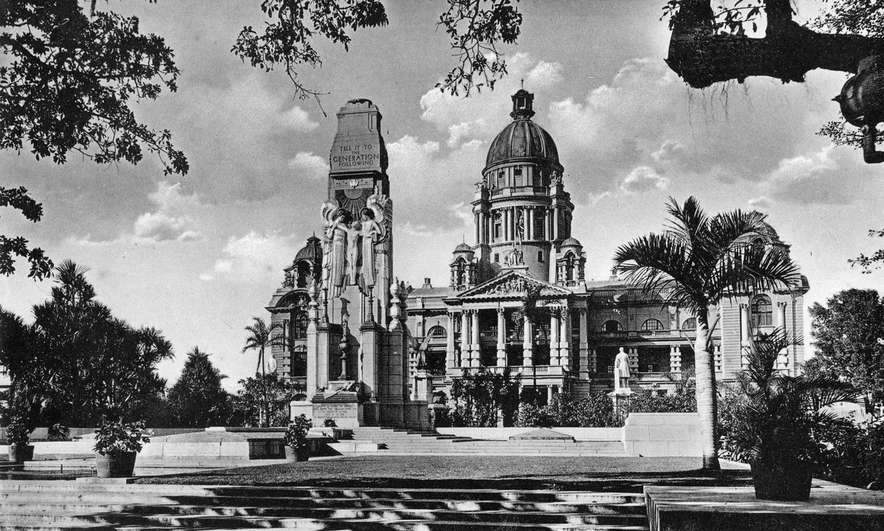 War Memorial and City Hall, Durban, South Africa by Unbekannt