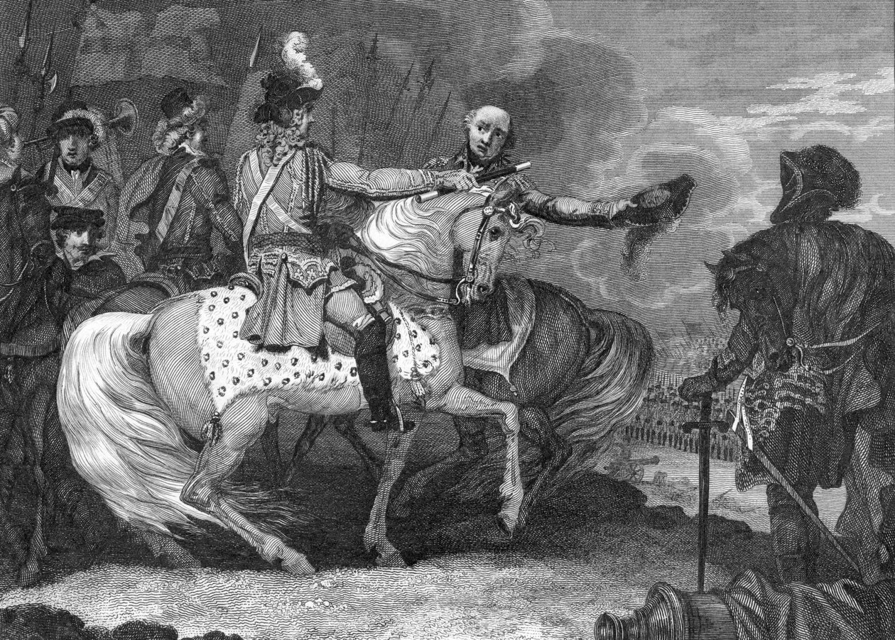 War of the Spanish Succession: Battle of Blenheim, 13 August 1704 by Unbekannt