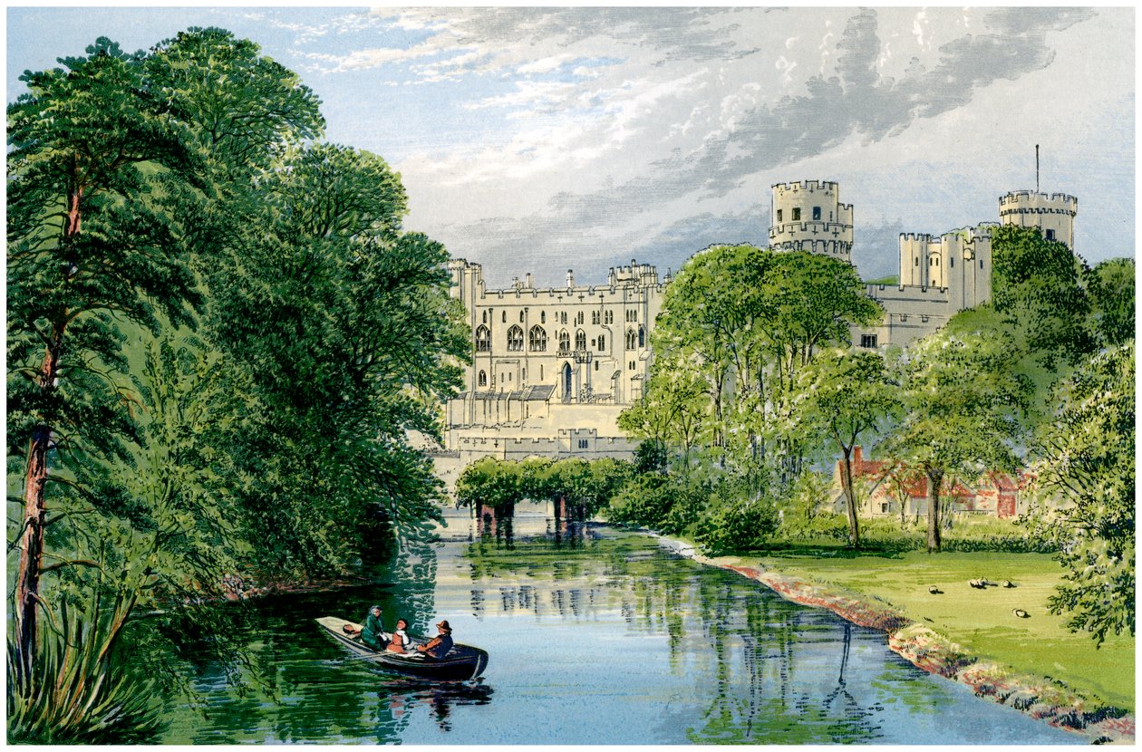 Warwick Castle, Warwickshire, Home of the Earl of Warwick by Unbekannt