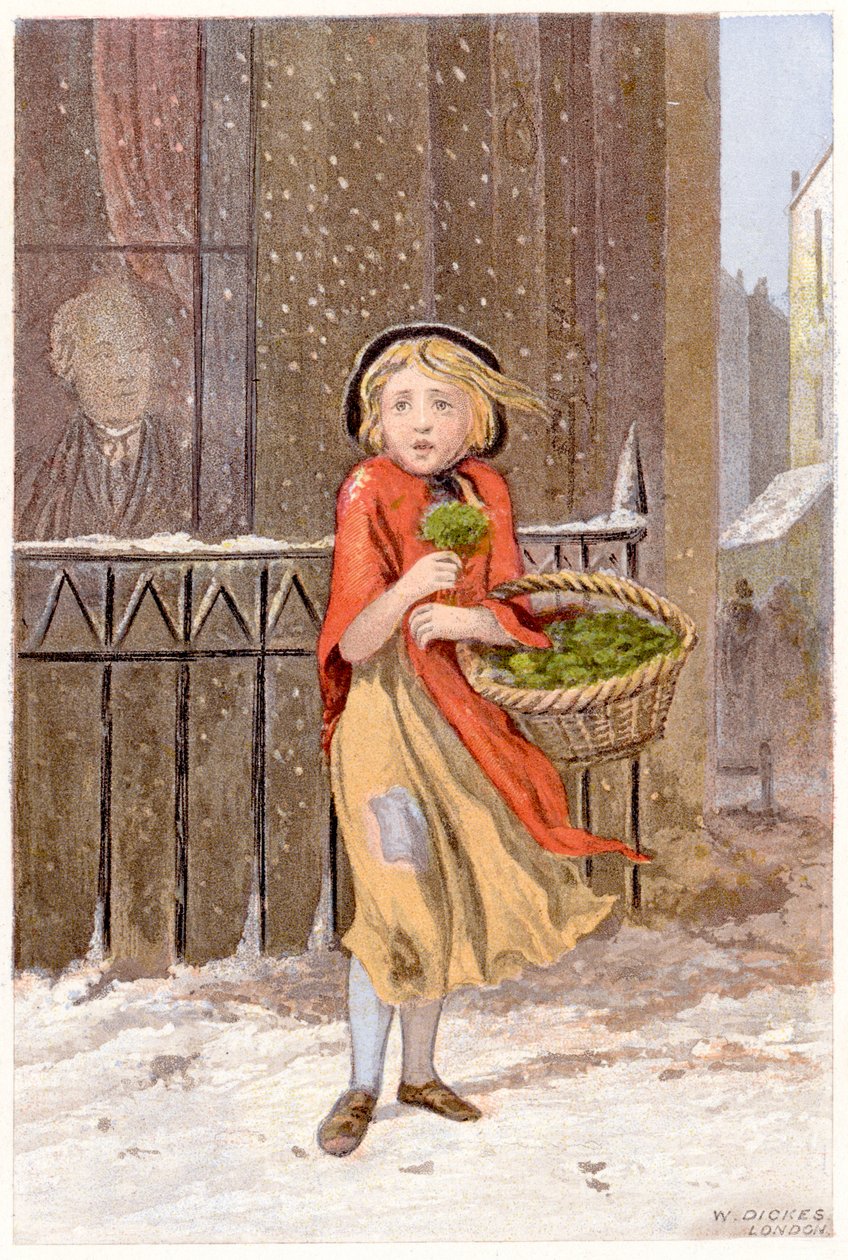 Watercress seller, c. 1880 by Unbekannt