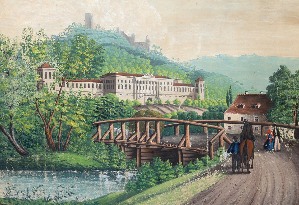 Weilburg Castle near Baden by Unbekannt
