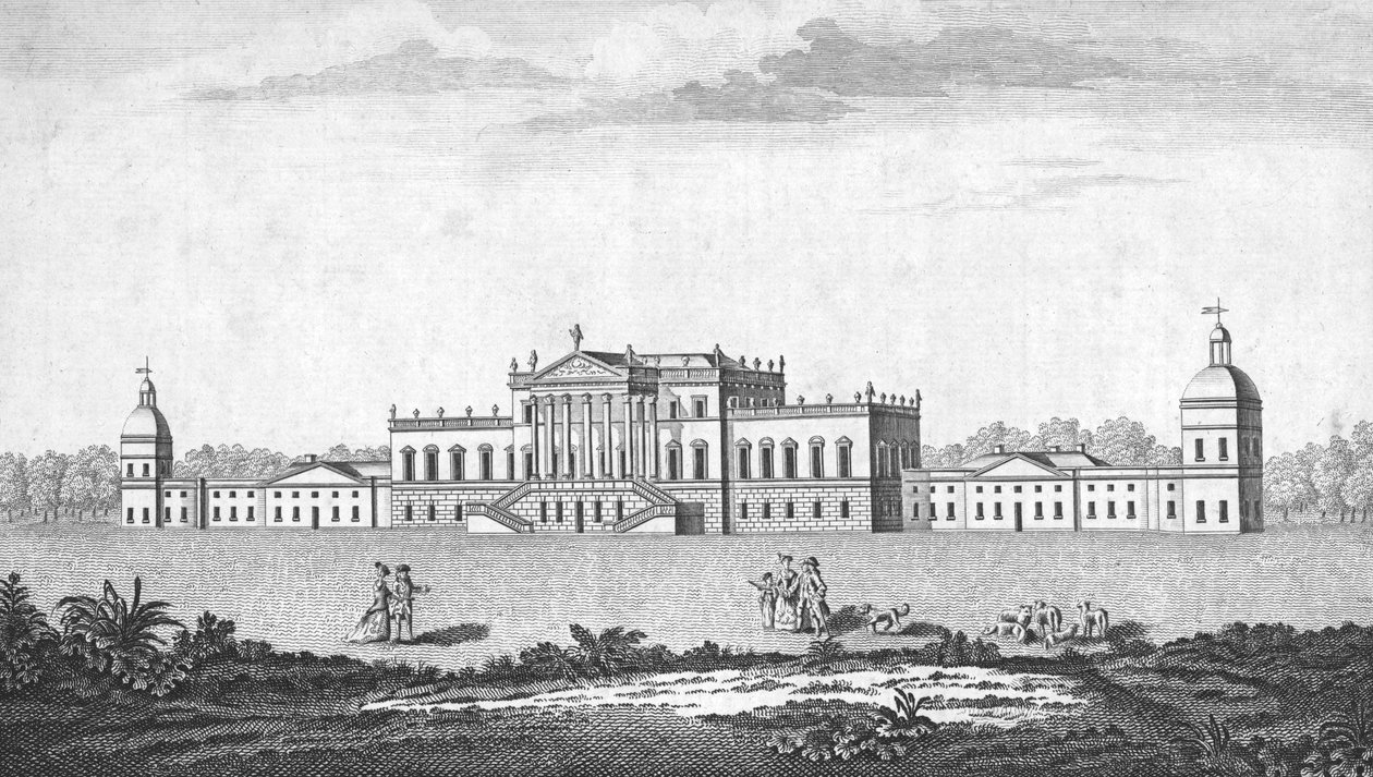 Wentworth Woodhouse, Yorkshire, c1780 by Unbekannt