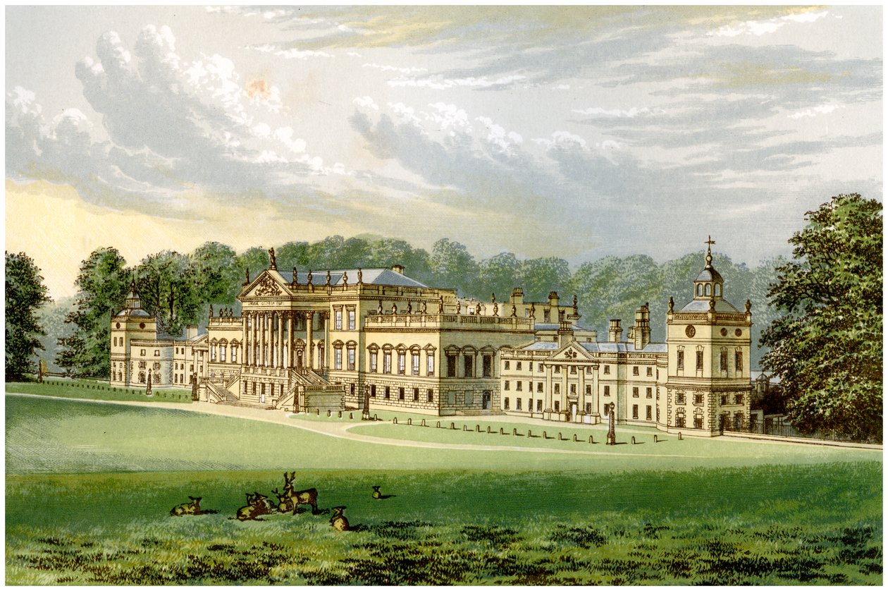Wentworth Woodhouse, Yorkshire, home of Earl Fitzwilliam, c1880 by Unbekannt