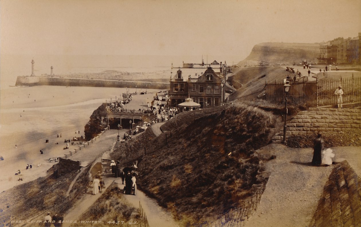 West Cliff and Sands, 1929 by Unbekannt