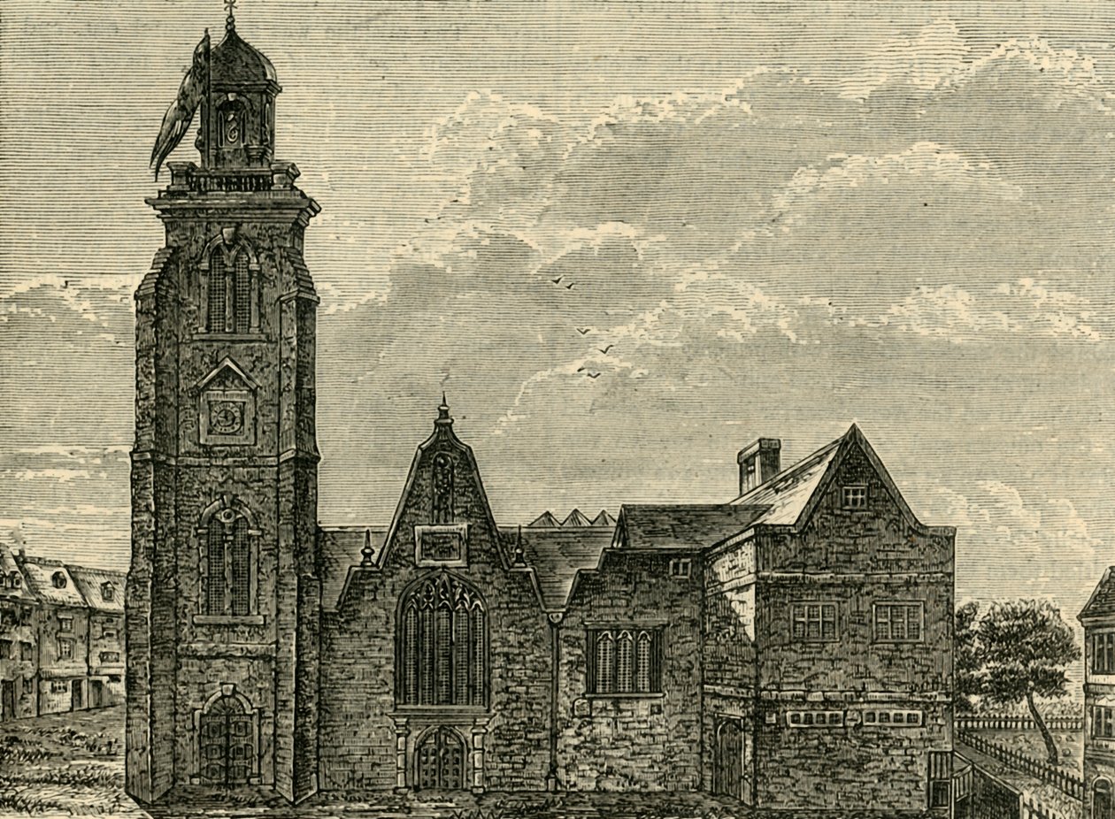 West View of the Old Church of St. Martins-in-the-Fields, Pulled Down in 1721 by Unbekannt