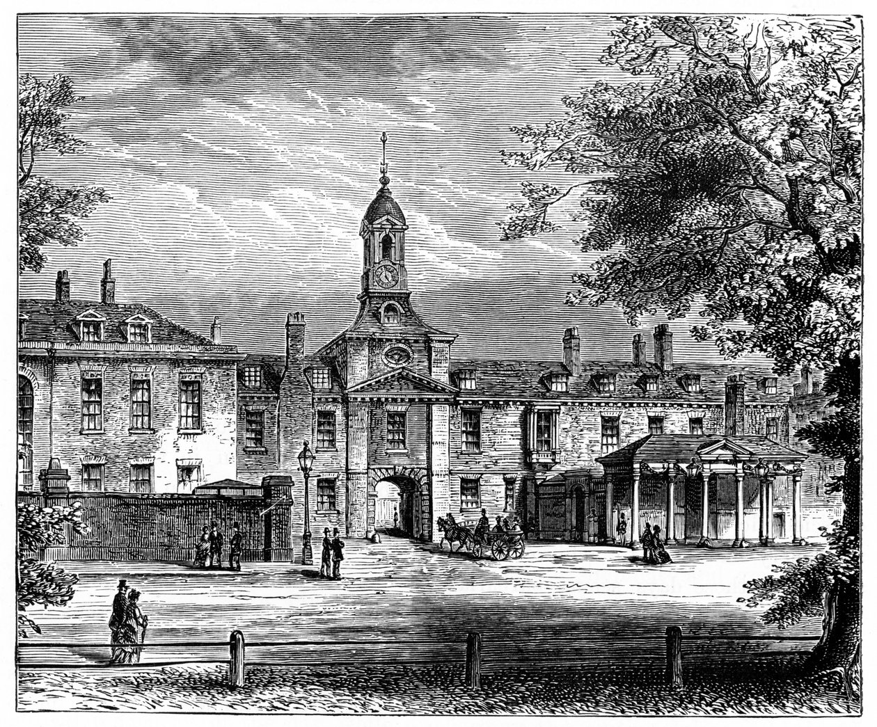 West Front of Kensington Palace, London by Unbekannt