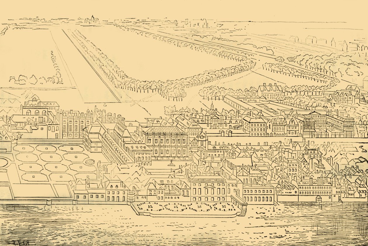 Whitehall, from the River, 1881 by Unbekannt