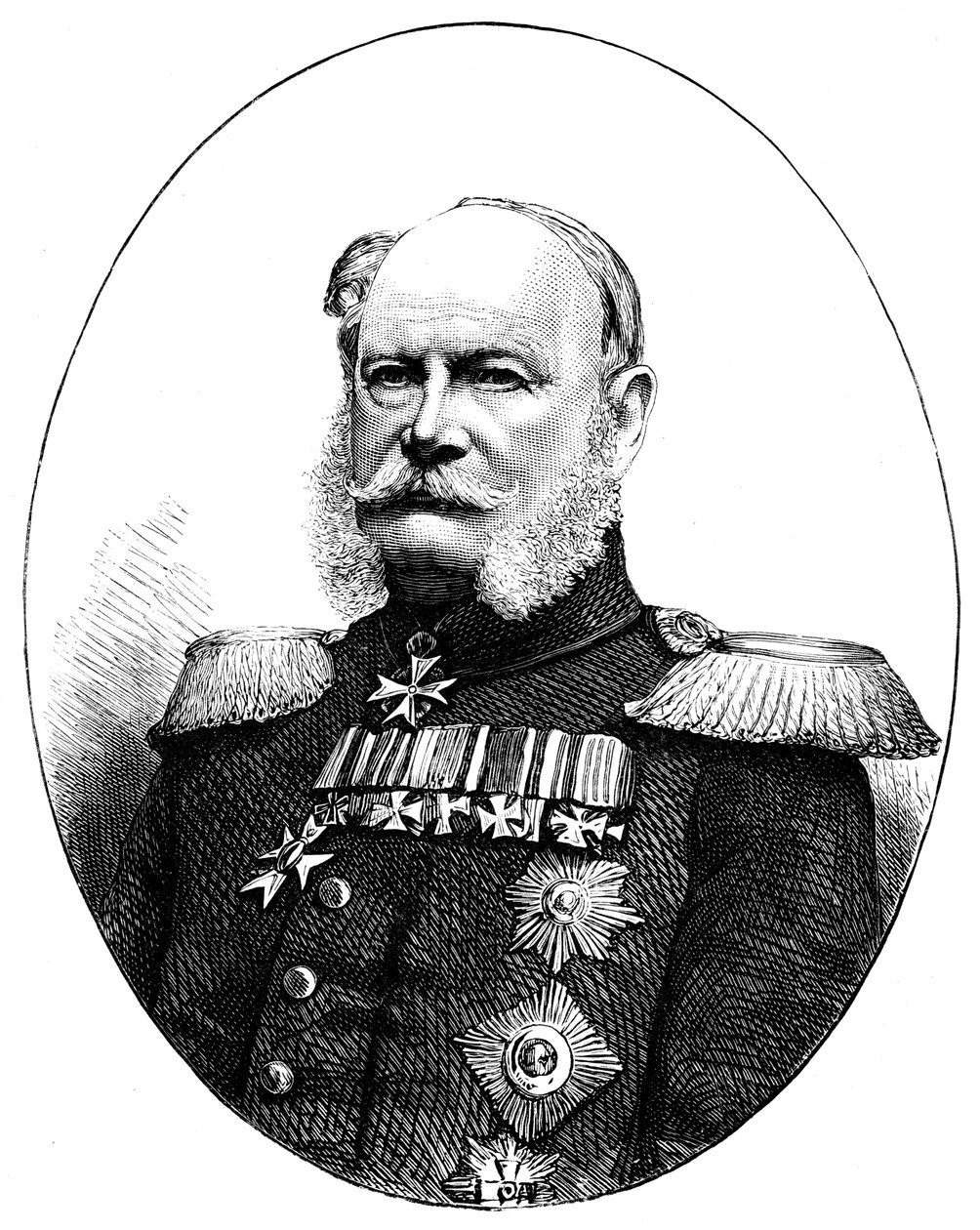Wilhelm I 1797-1888, King of Prussia and Emperor of Germany by Unbekannt