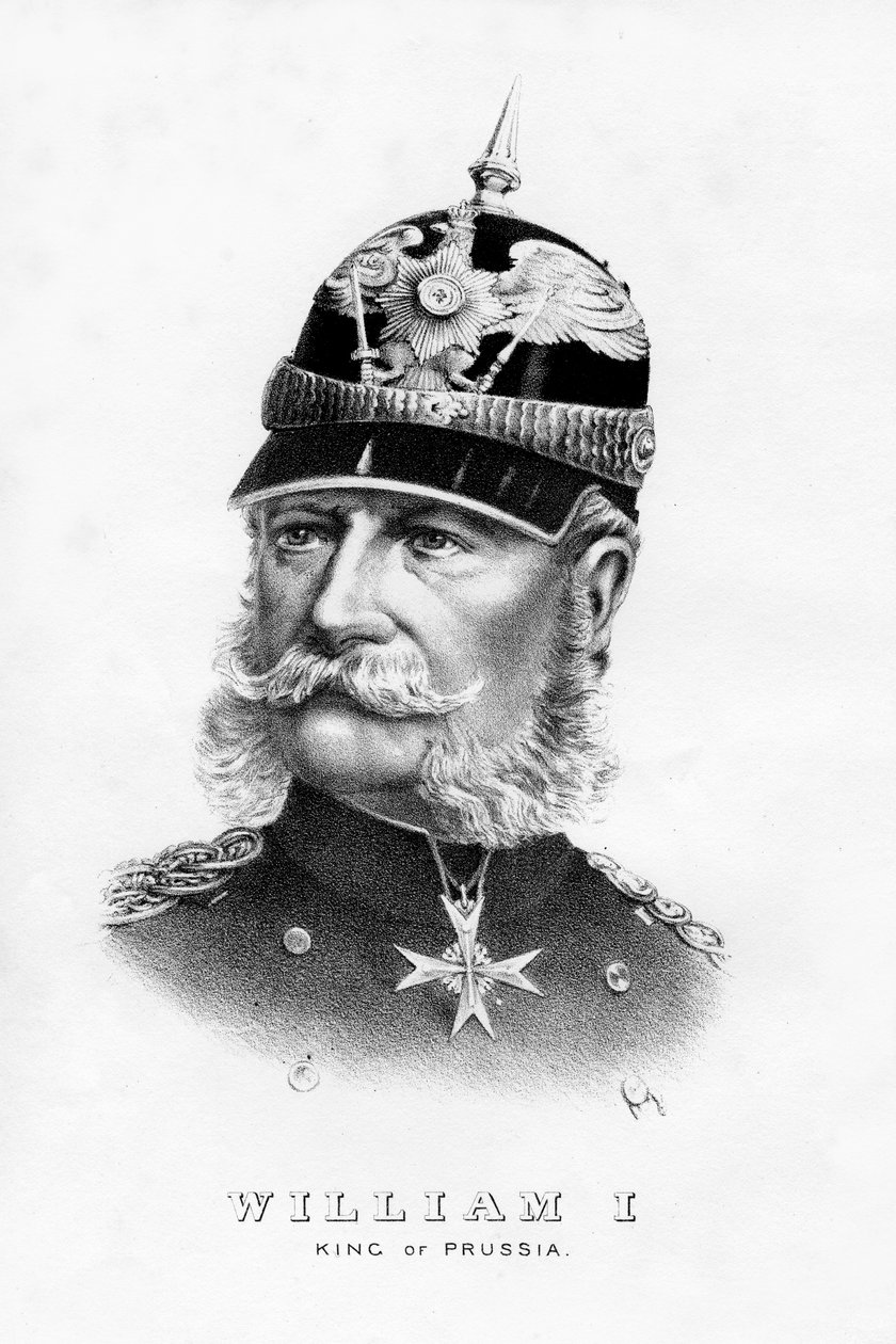 Wilhelm I, King of Prussia and Emperor of Germany, 19th century by Unbekannt