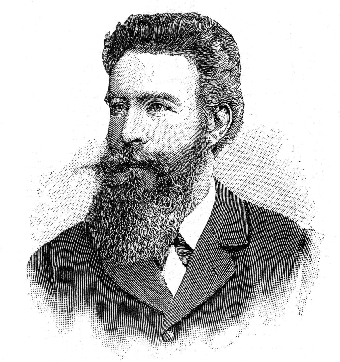 Wilhelm Konrad von Rontgen, German Physicist (1902) by Unbekannt