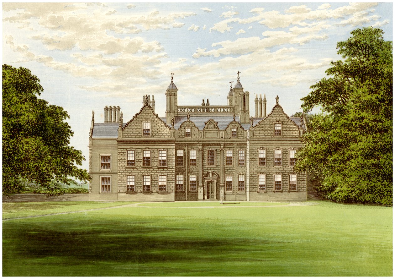 Willesley Hall, Derbyshire, Home of the Earl of Loudoun by Unbekannt