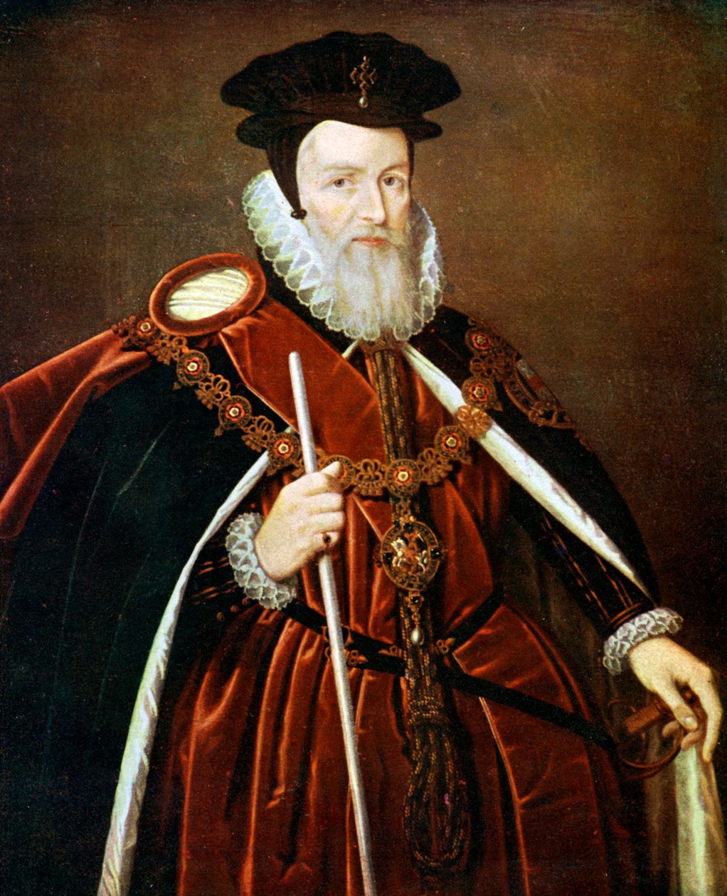 William Cecil, 1st Baron Burghley by Unbekannt