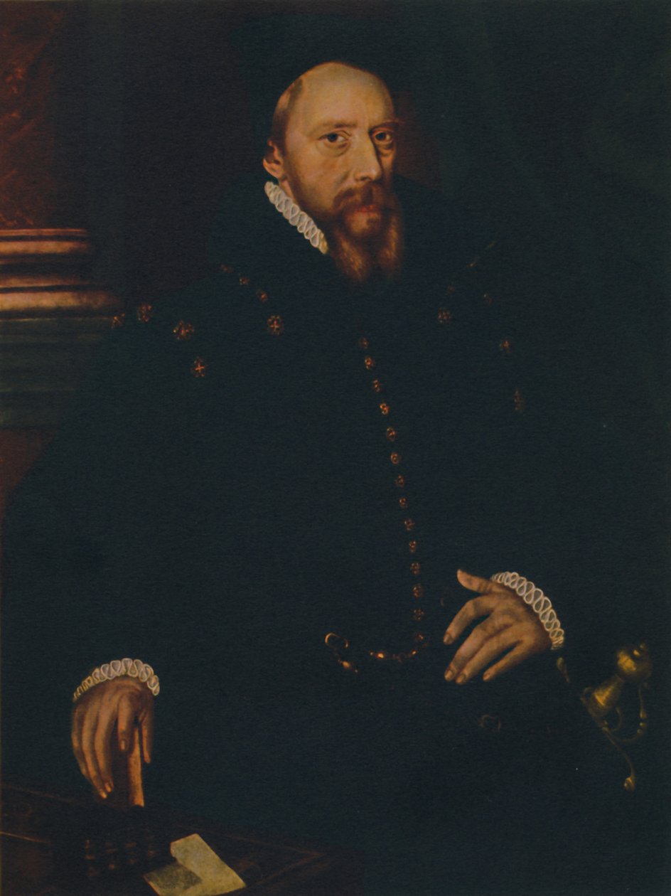 William Cecil, Lord Burghley, mid 16th century by Unbekannt