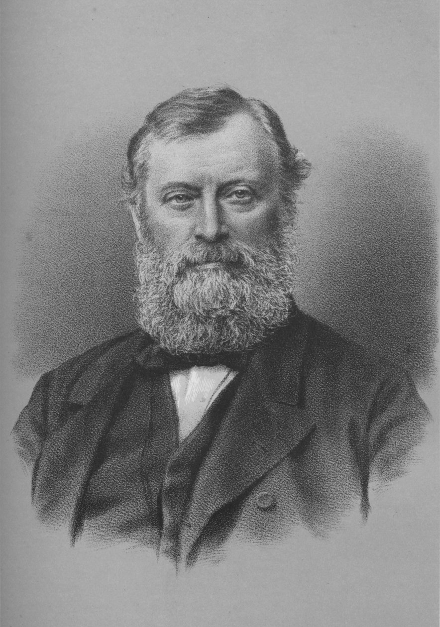 William Edward Forster, British industrialist, philanthropist and politician, c1880 by Unbekannt