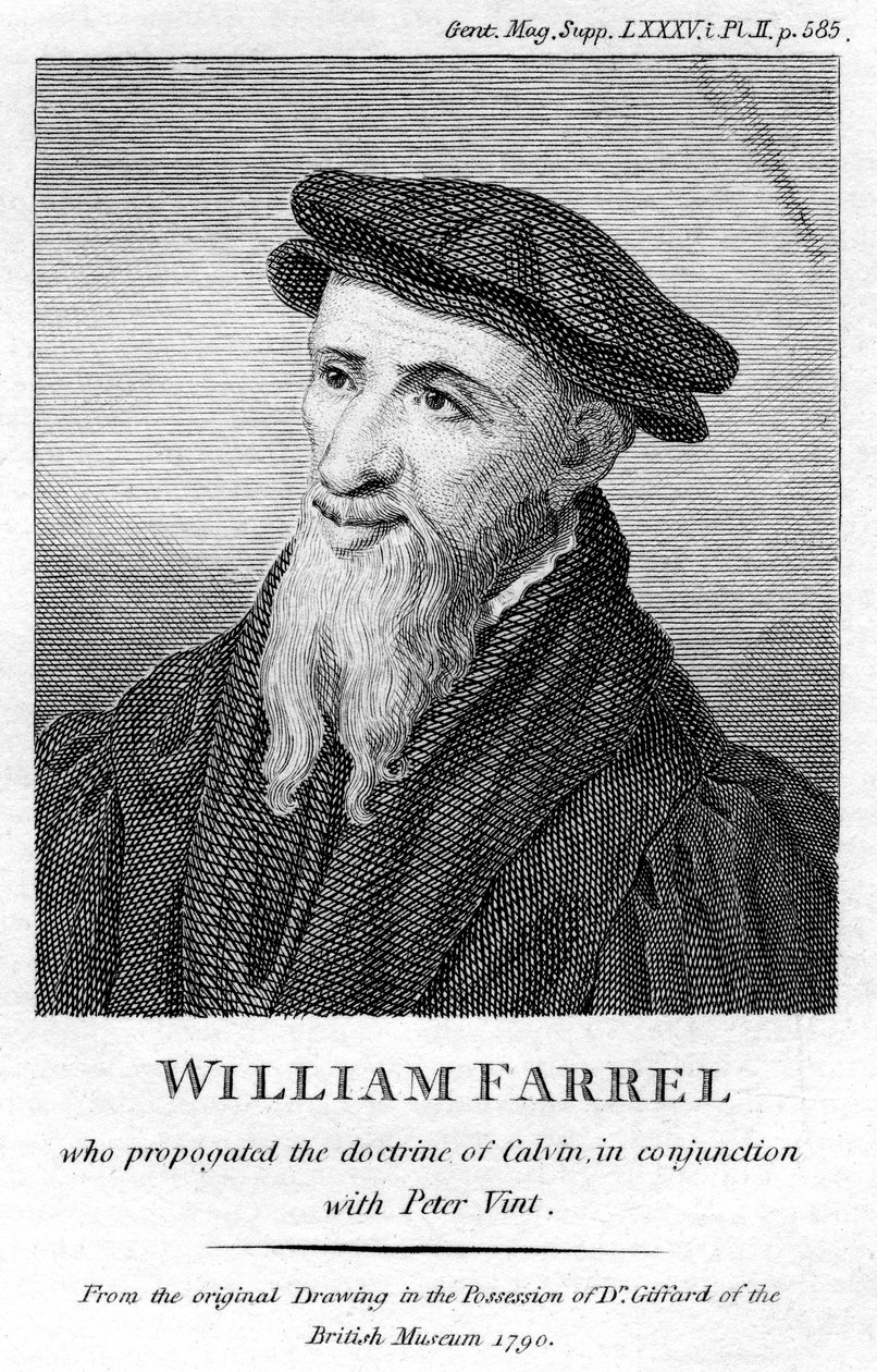 William Farel, French Evangelist by Unbekannt