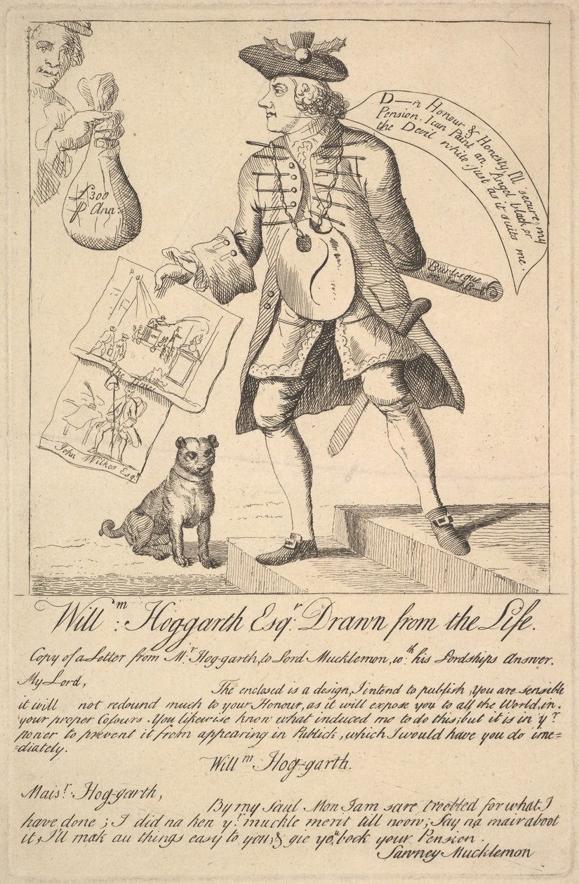 William Hogarth Esq. Drawn from the Life by Unbekannt
