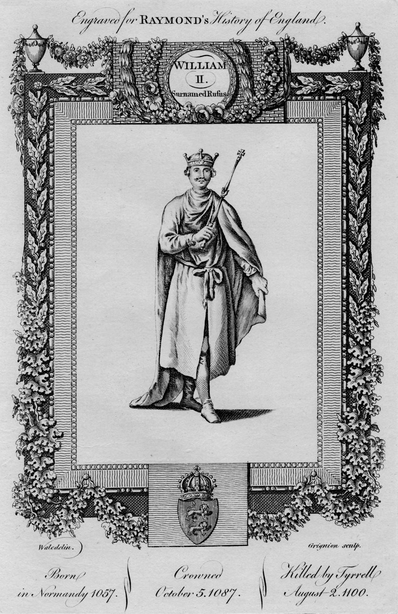 William II. Surnamed Rufus by Unbekannt