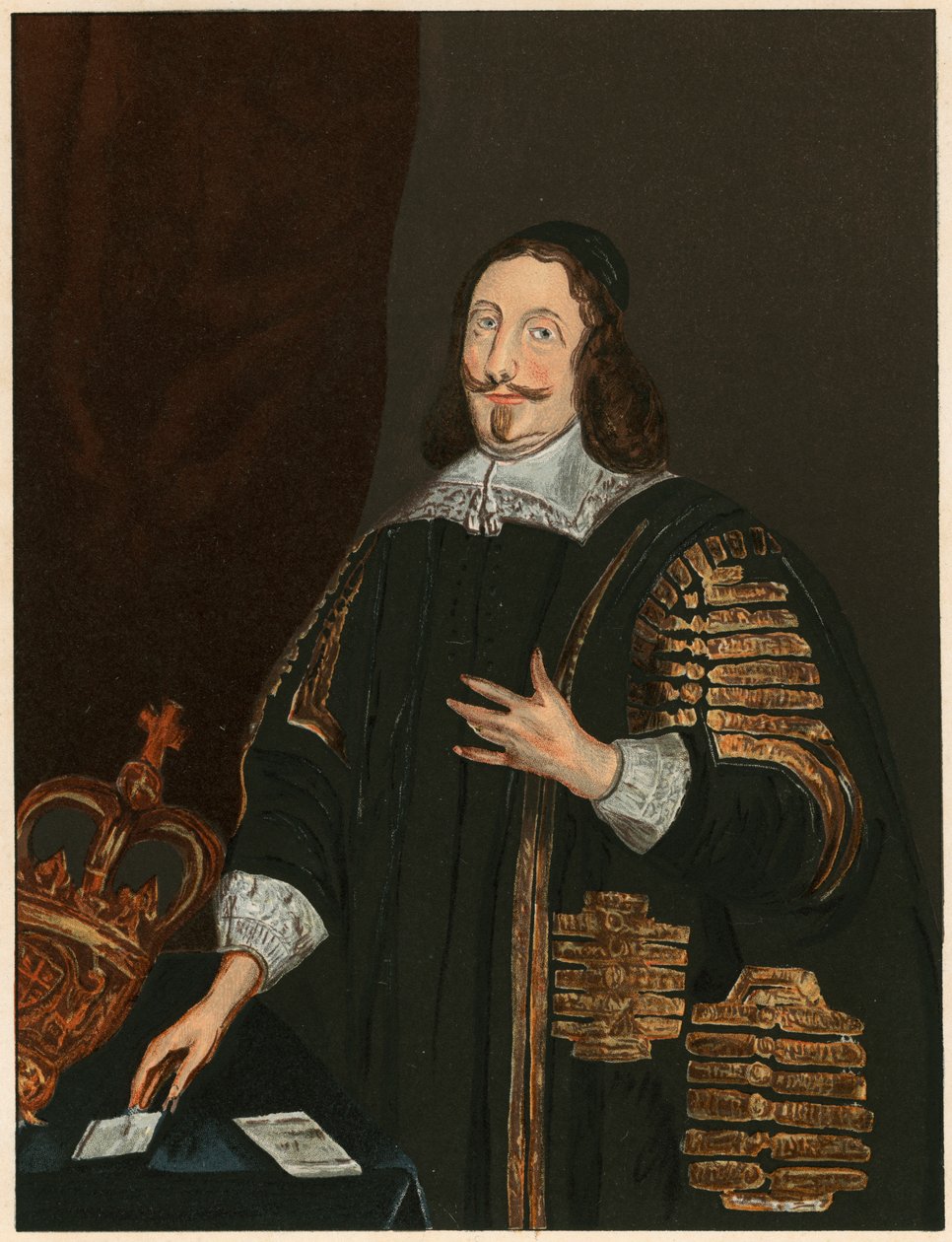 William Lenthall, English Parliamentarian and Lawyer by Unbekannt