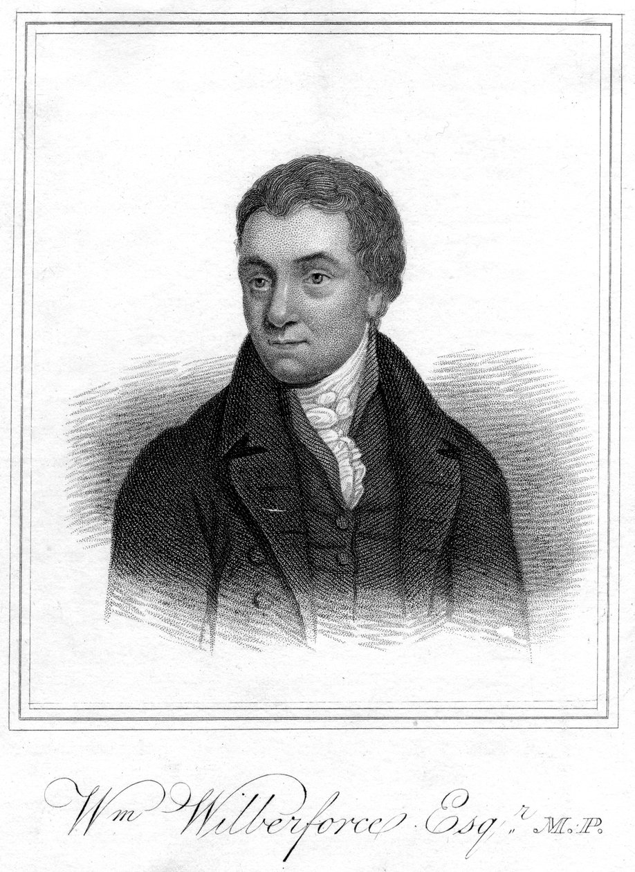 William Wilberforce, philanthropist, evangelical Christian and anti-slavery campaigner by Unbekannt