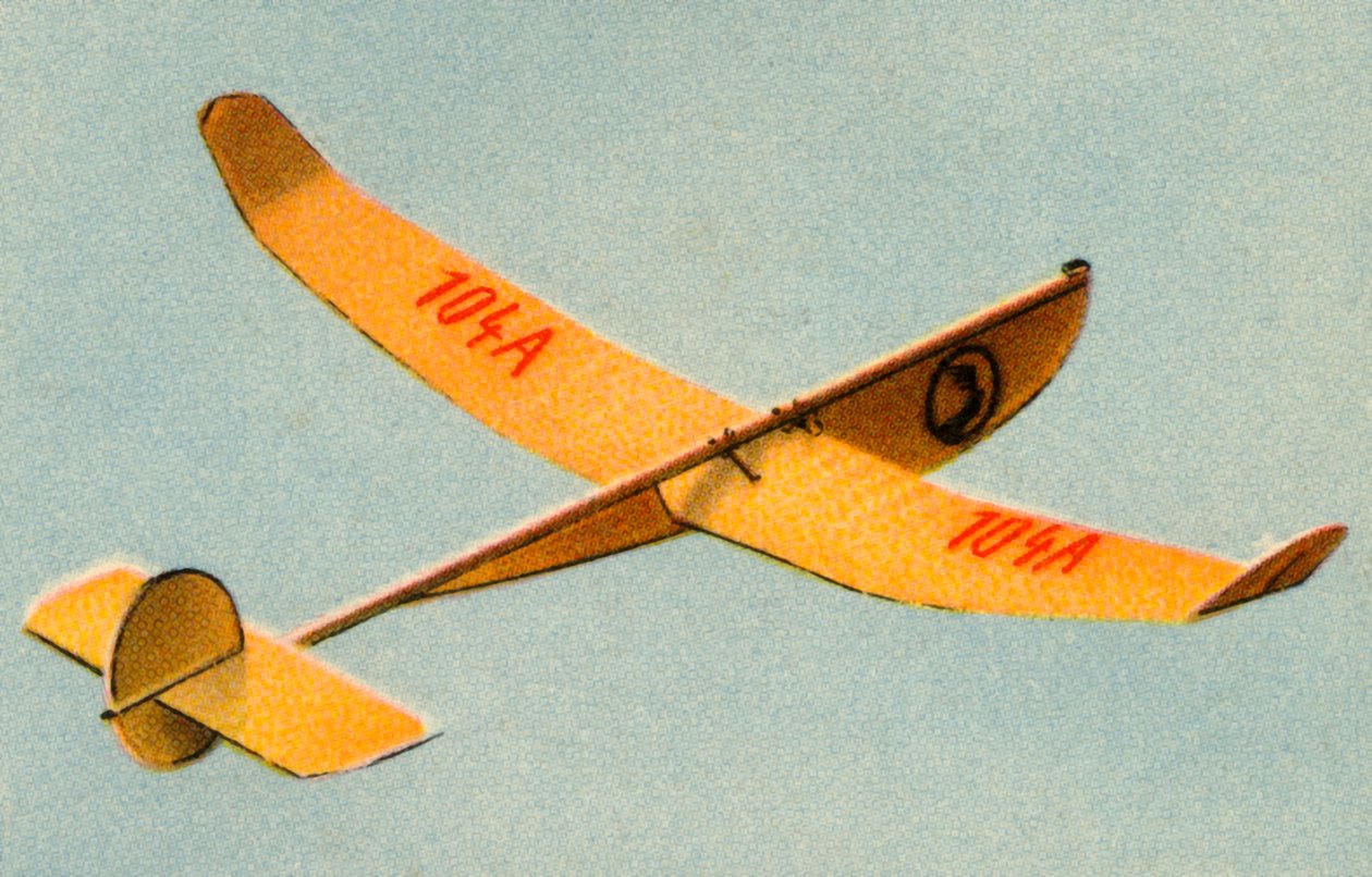 Winkler model plane by Unbekannt