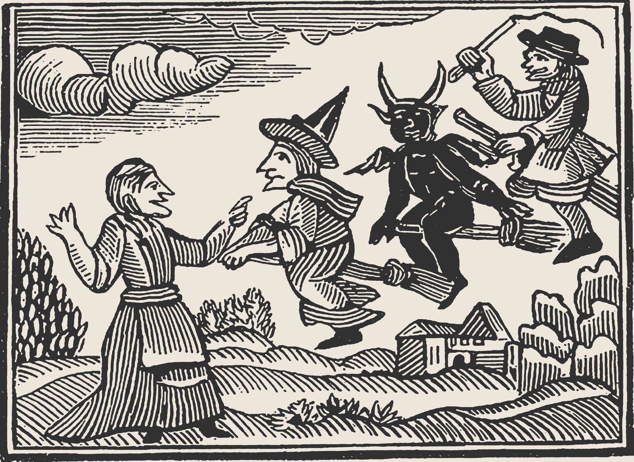 Witches (from The Invisible World by Cotton Mather) by Unbekannt