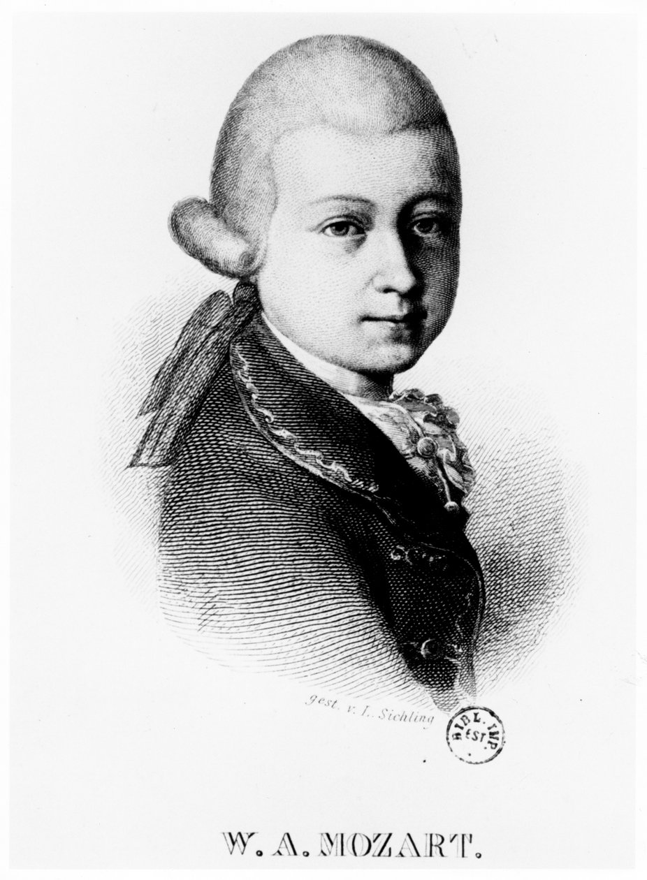 Wolfgang Amadeus Mozart in 1770 by Unbekannt