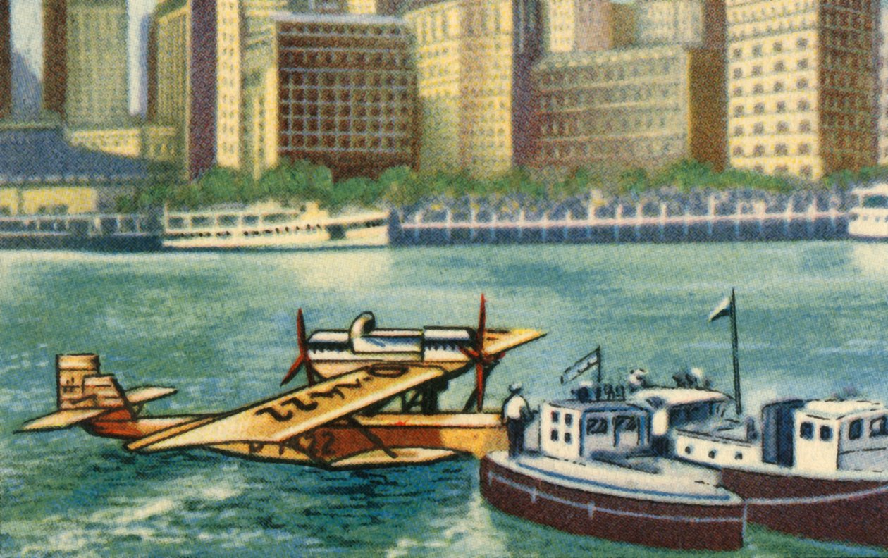 Wolfgang von Gronau Arrives in New York, August 1930, 1932 by Unbekannt
