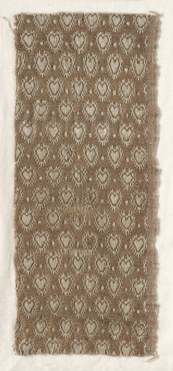 Wool and Linen Compound Textile, 17th century by Unbekannt