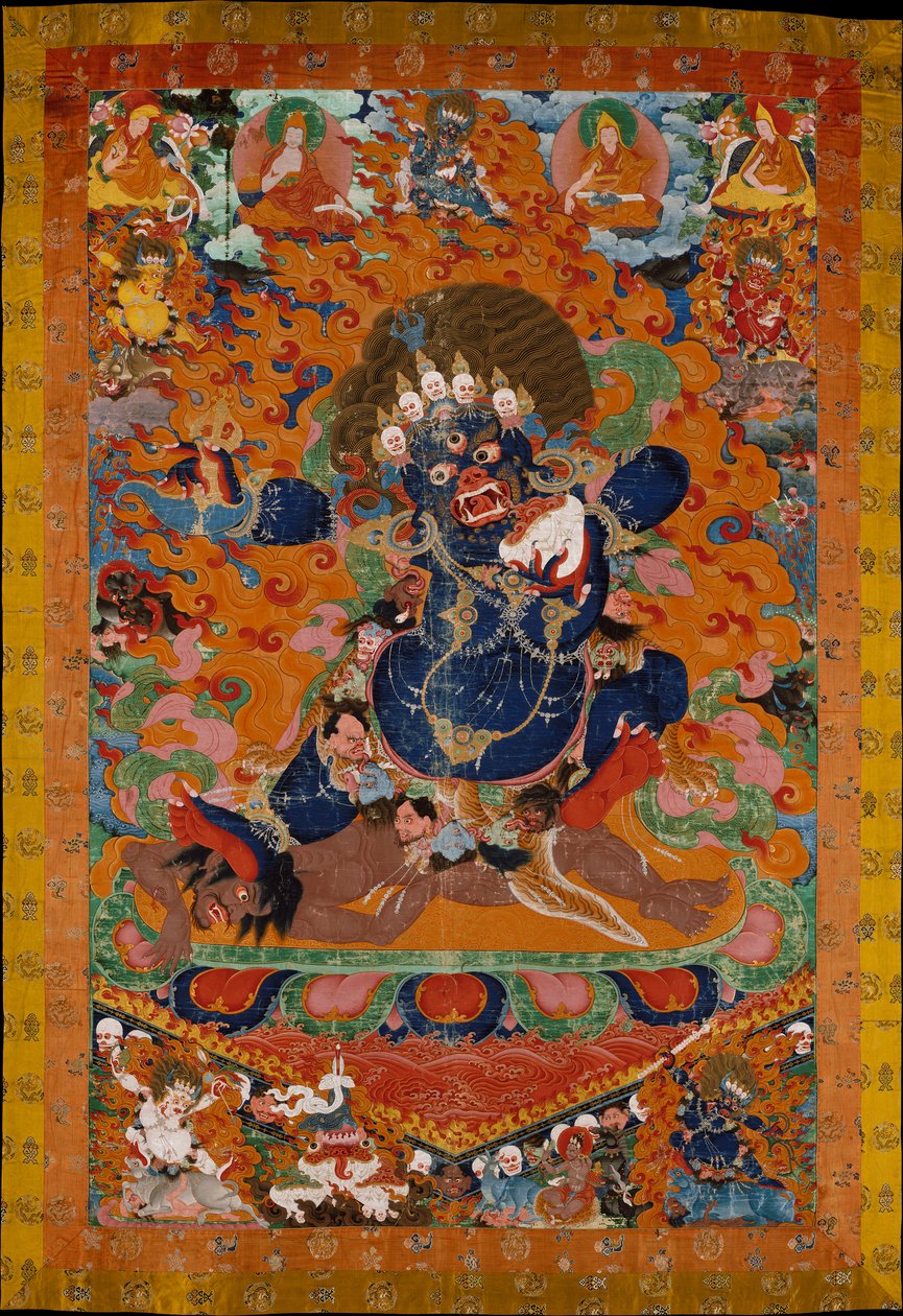 Yamantaka, Destroyer of the God of Death, early 18th century by Unbekannt