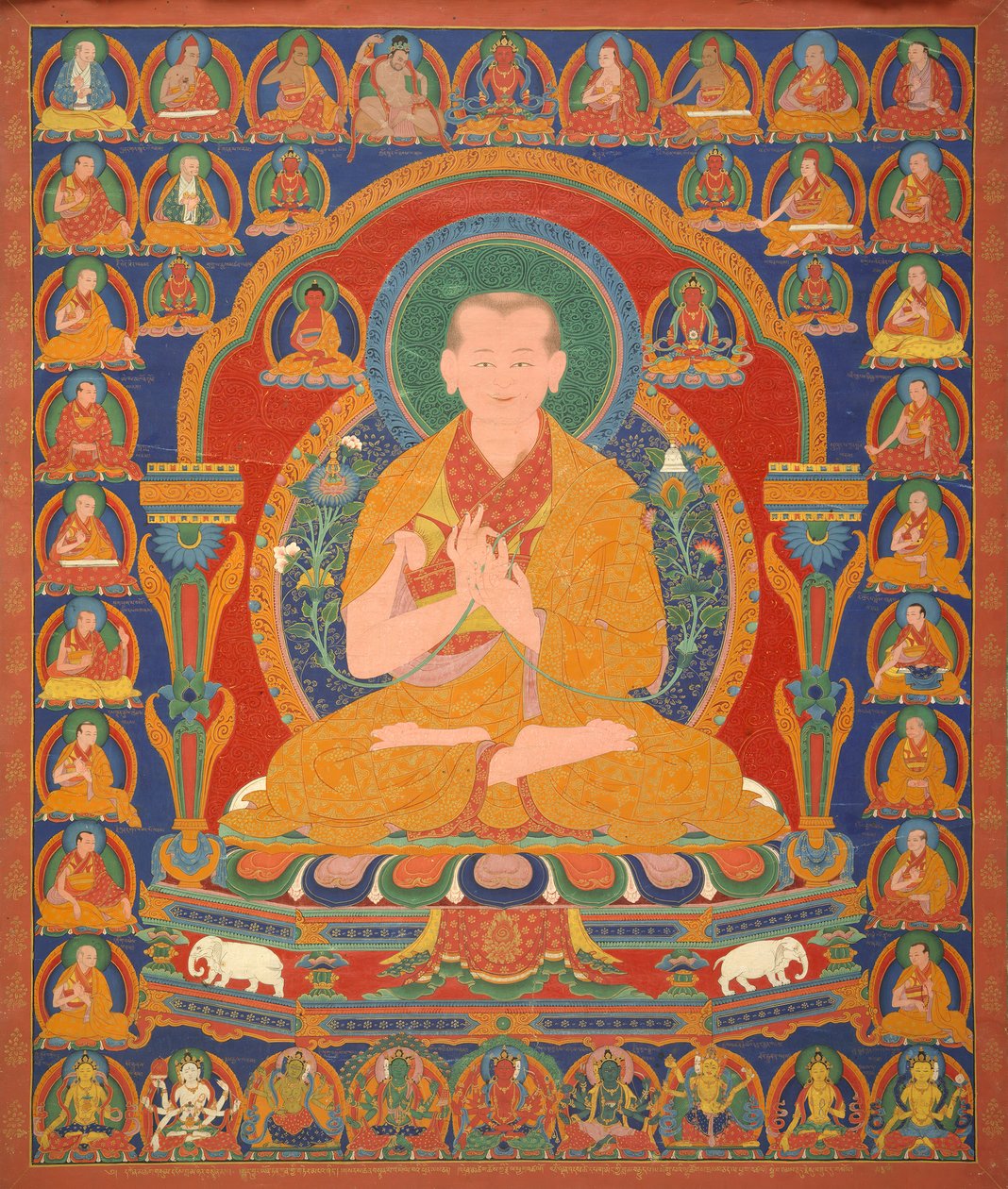 Yong Zin Khon Shogpel: Seventh Abbot of Ngor Monastary, 16th century by Unbekannt