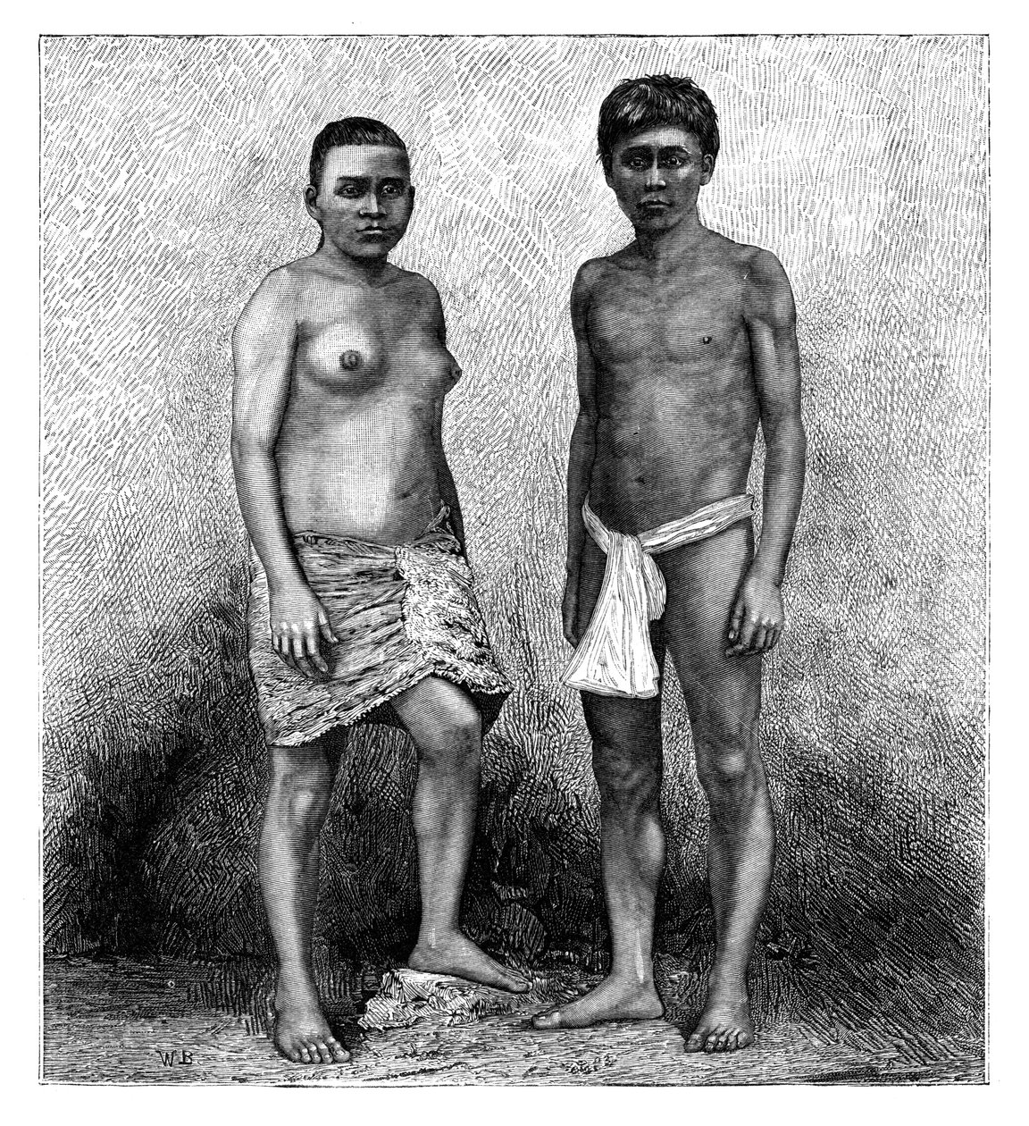 Young Talamancas Indians, Central America by Unbekannt