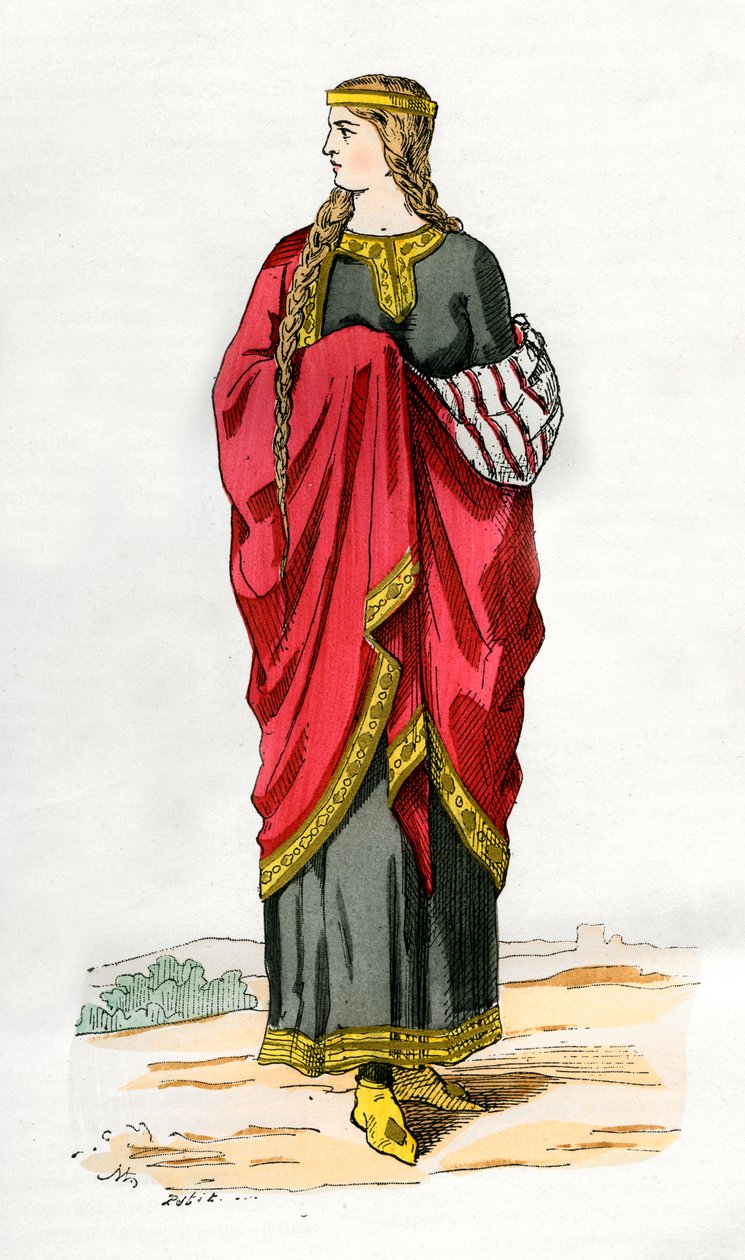 Young Woman of the Late Carolingian Dynasty by Unbekannt