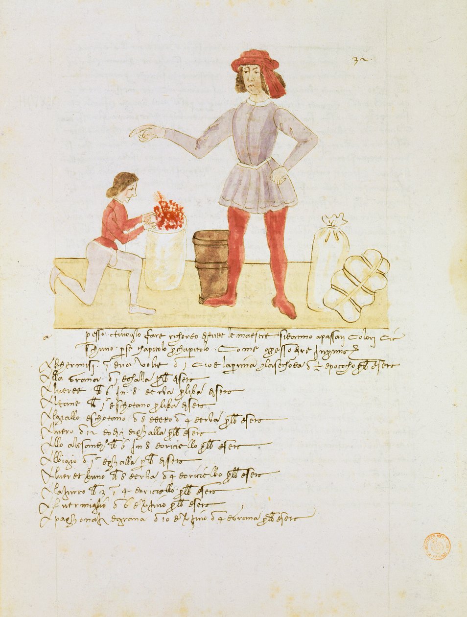 Acquiring raw silk from Precetti dell