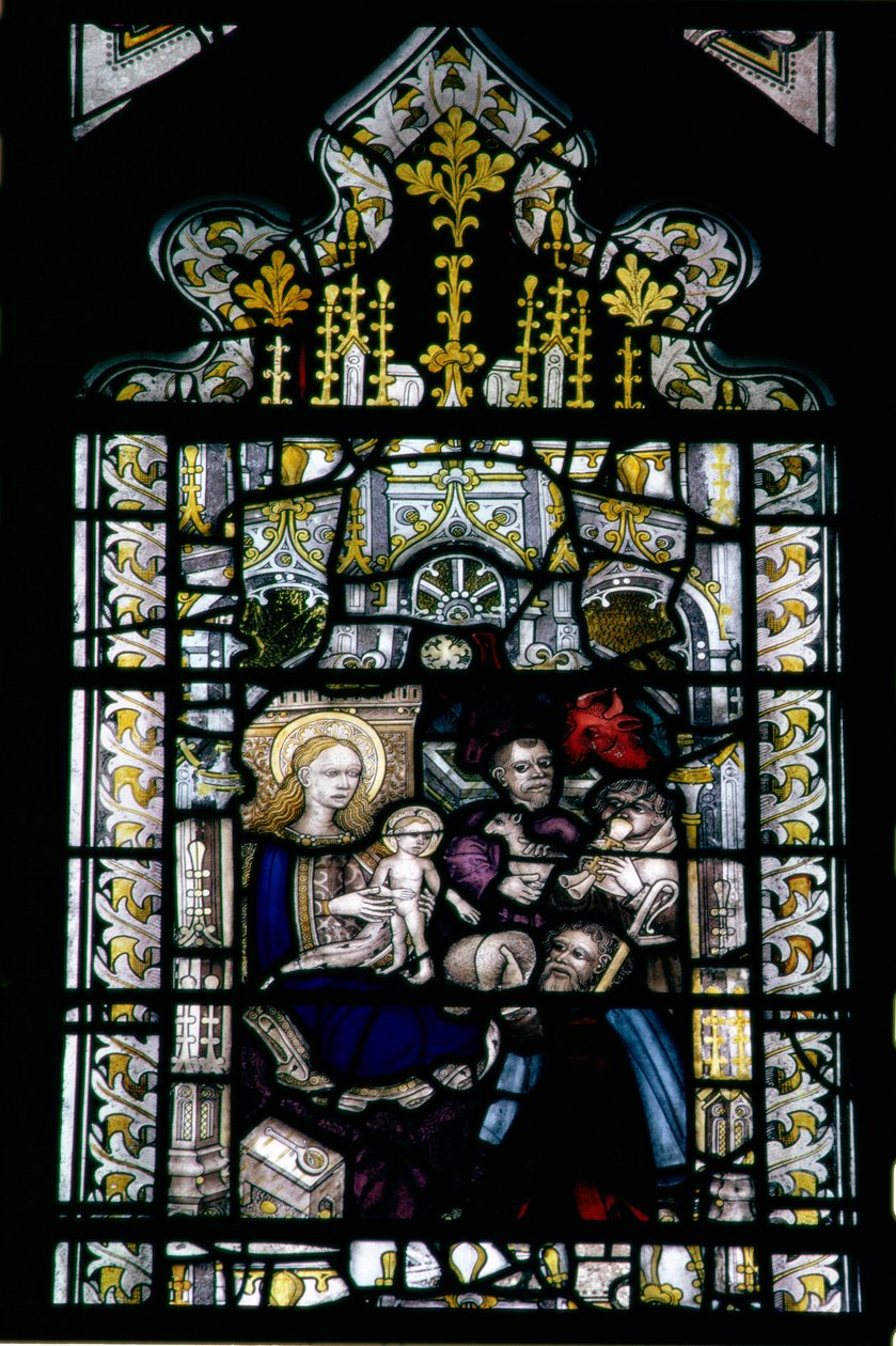 Adoration of the Shepherds, 15th century by Unbekannt Unbekannt